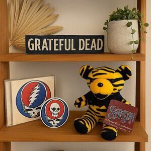 Grateful Dead Samson Beanie Bear 1997 Steven Smith Ltd Tiger Stripes West High